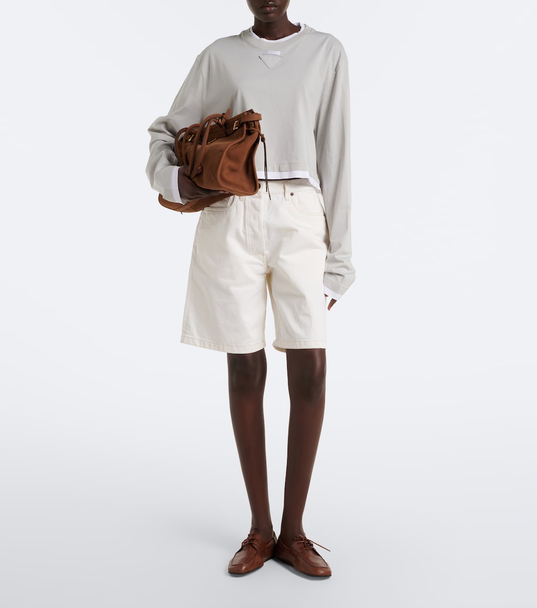 Prada - Denim Bermuda shorts