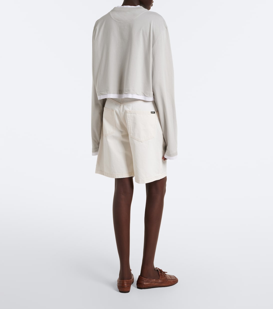 Prada - Denim Bermuda shorts