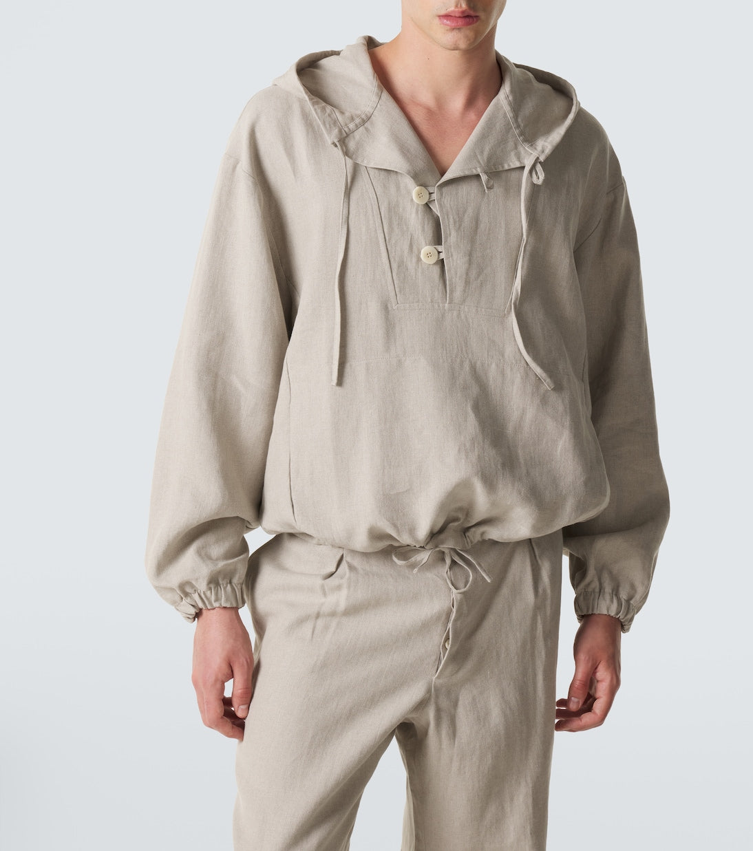 Stòffa - Hooded linen jacket