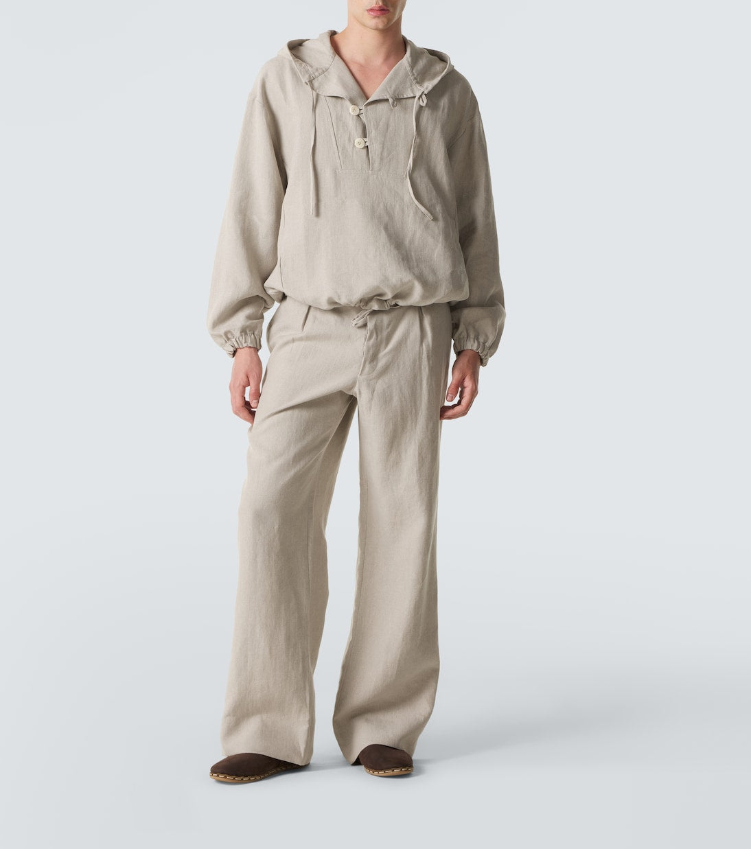 Stòffa - Hooded linen jacket