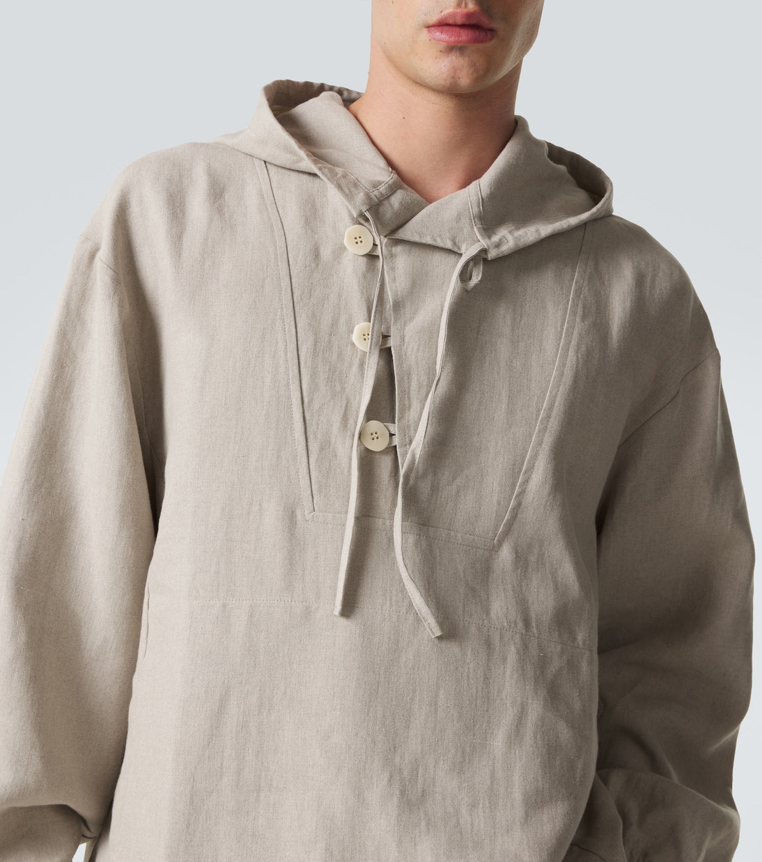 Stòffa - Hooded linen jacket