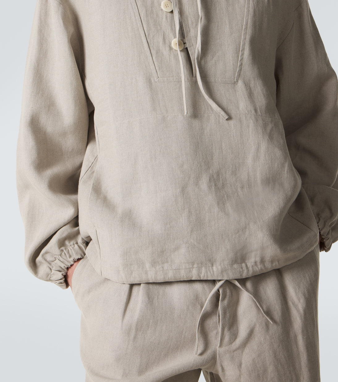 Stòffa - Hooded linen jacket