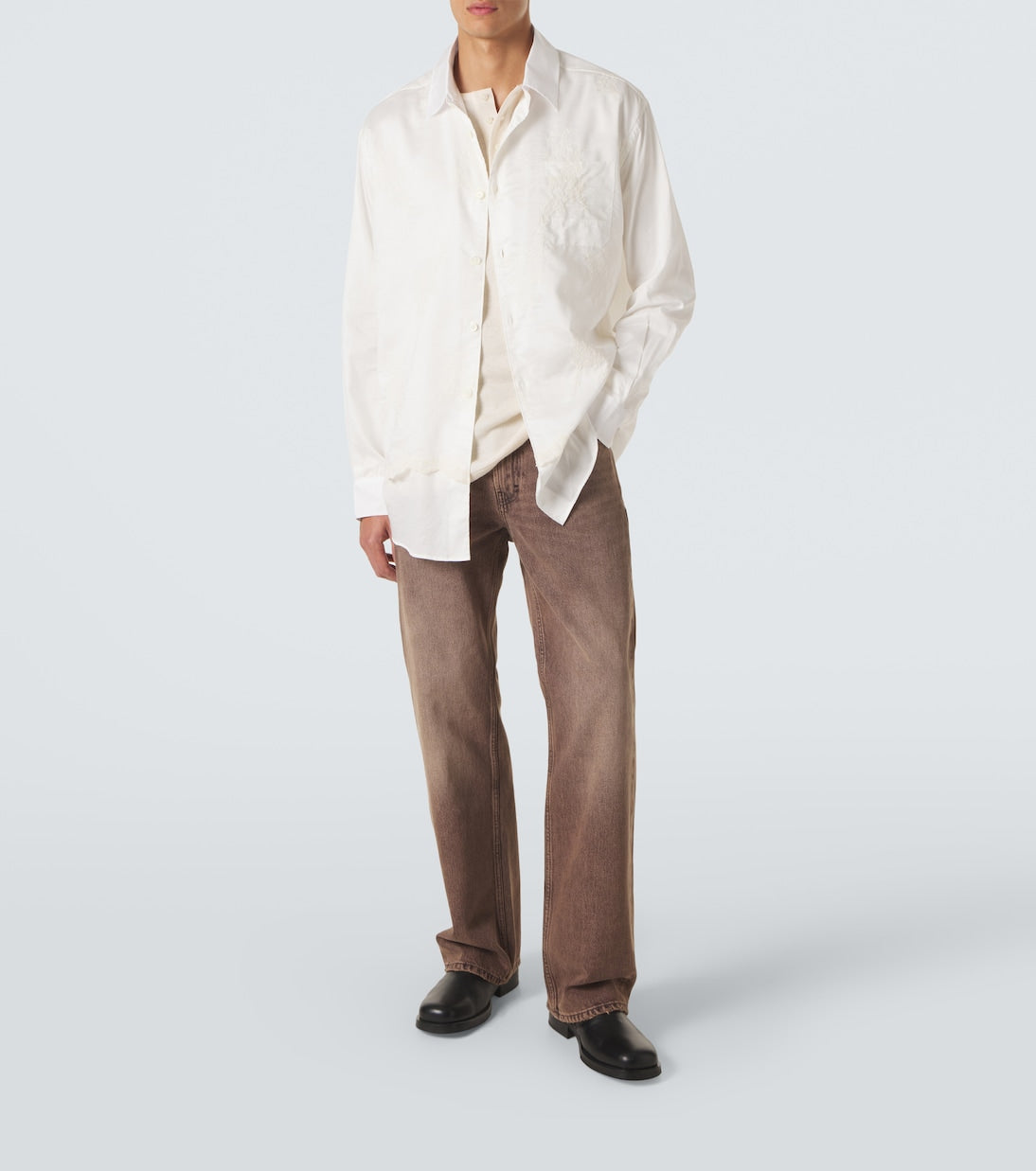 Our Legacy - Vast embroidered cotton shirt