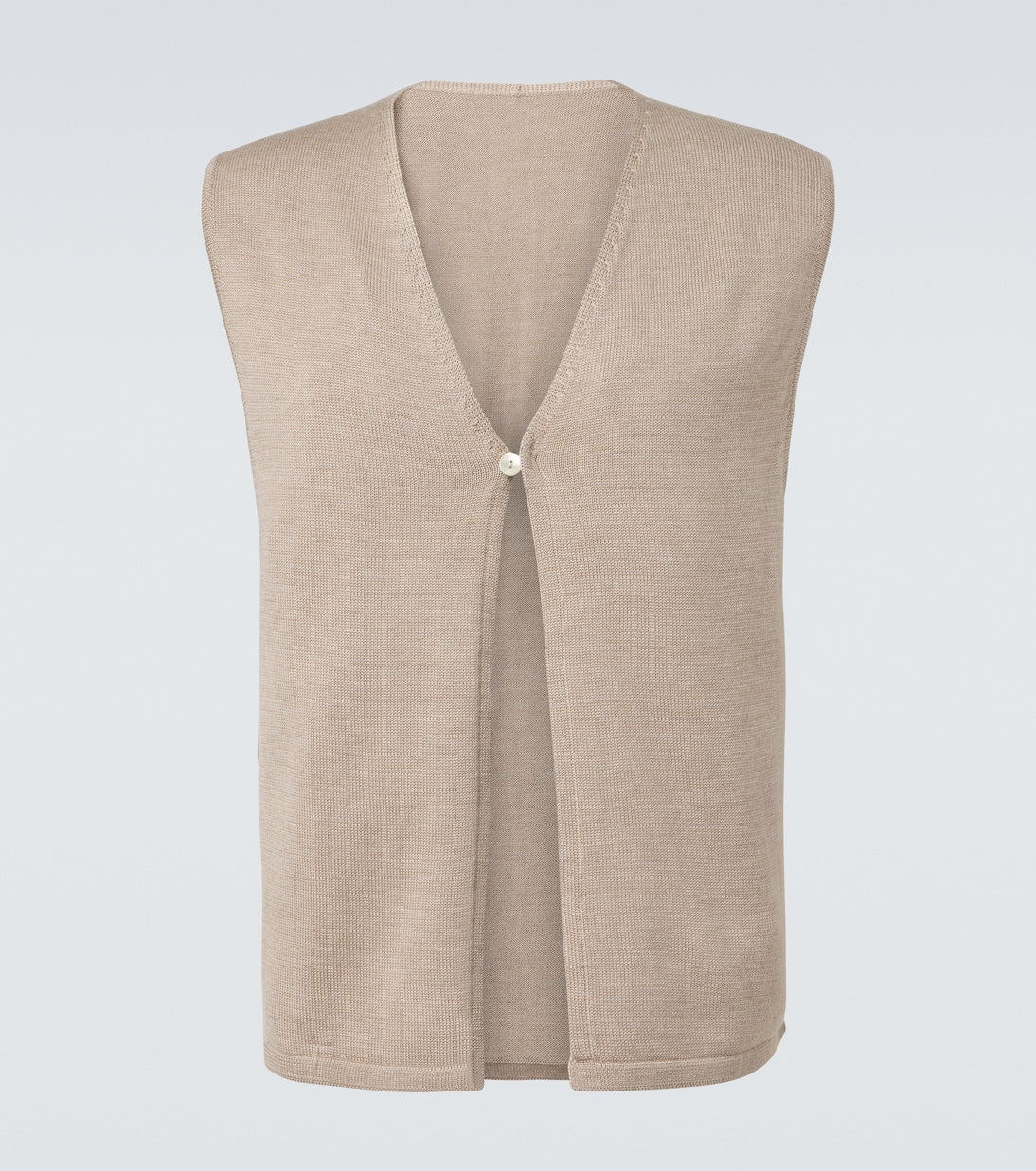 Stòffa - Knitted wool and silk vest