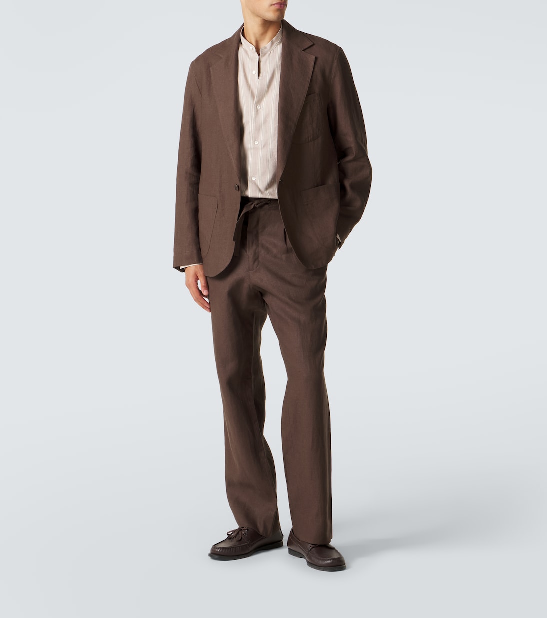 Stòffa - Linen straight pants