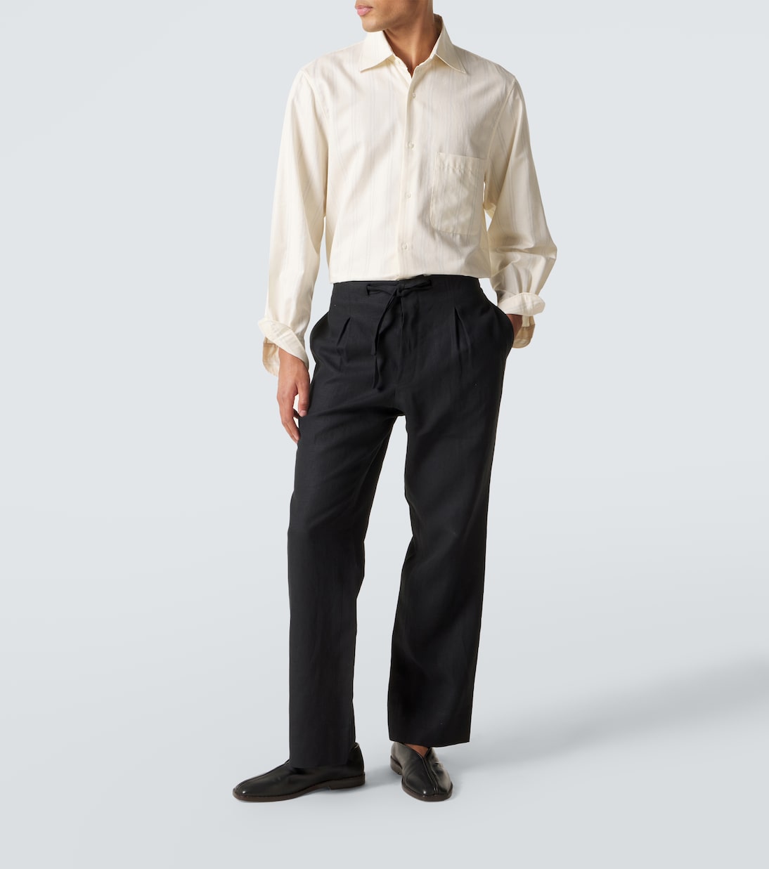 Stòffa - Linen straight pants