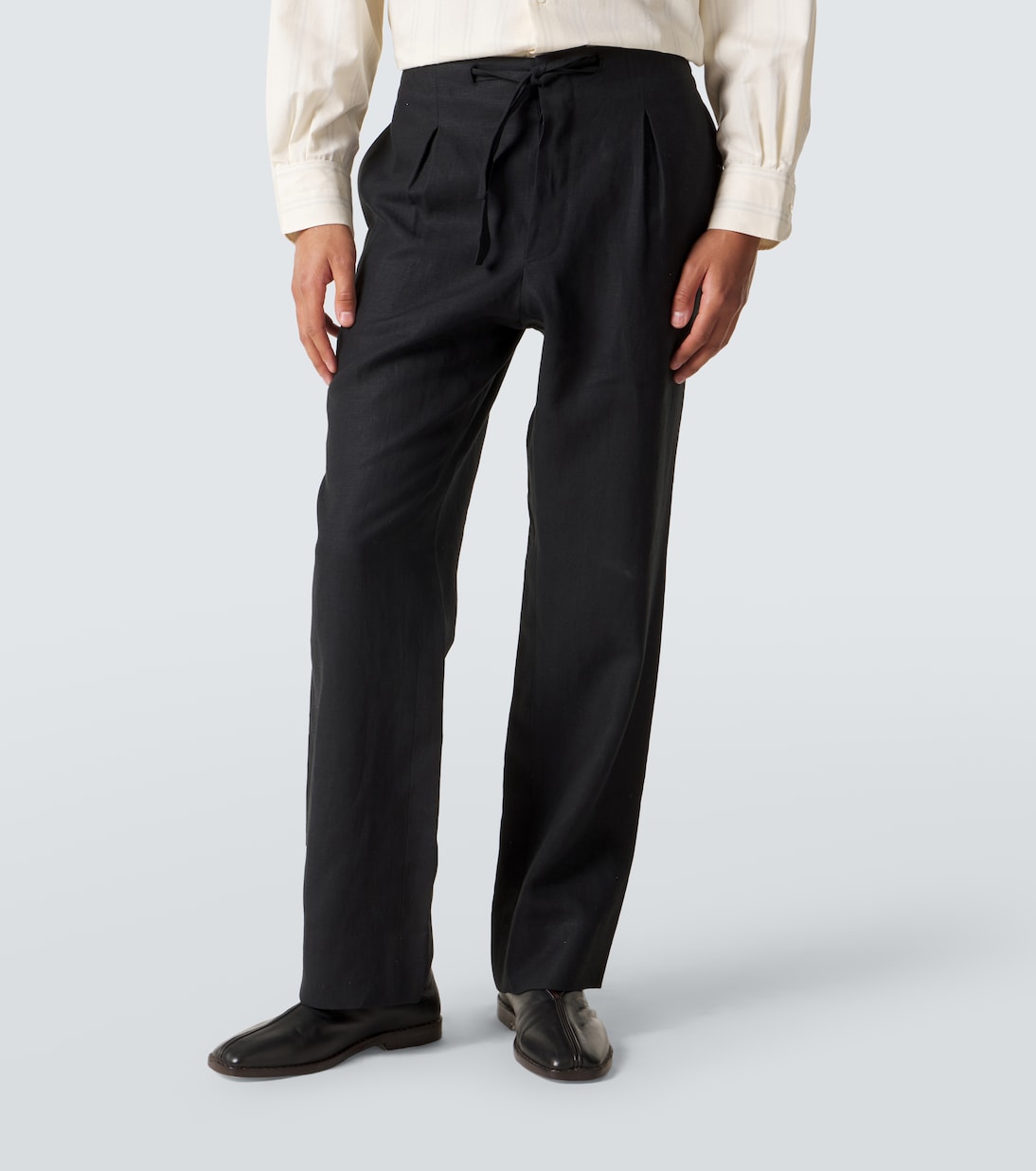 Stòffa - Linen straight pants