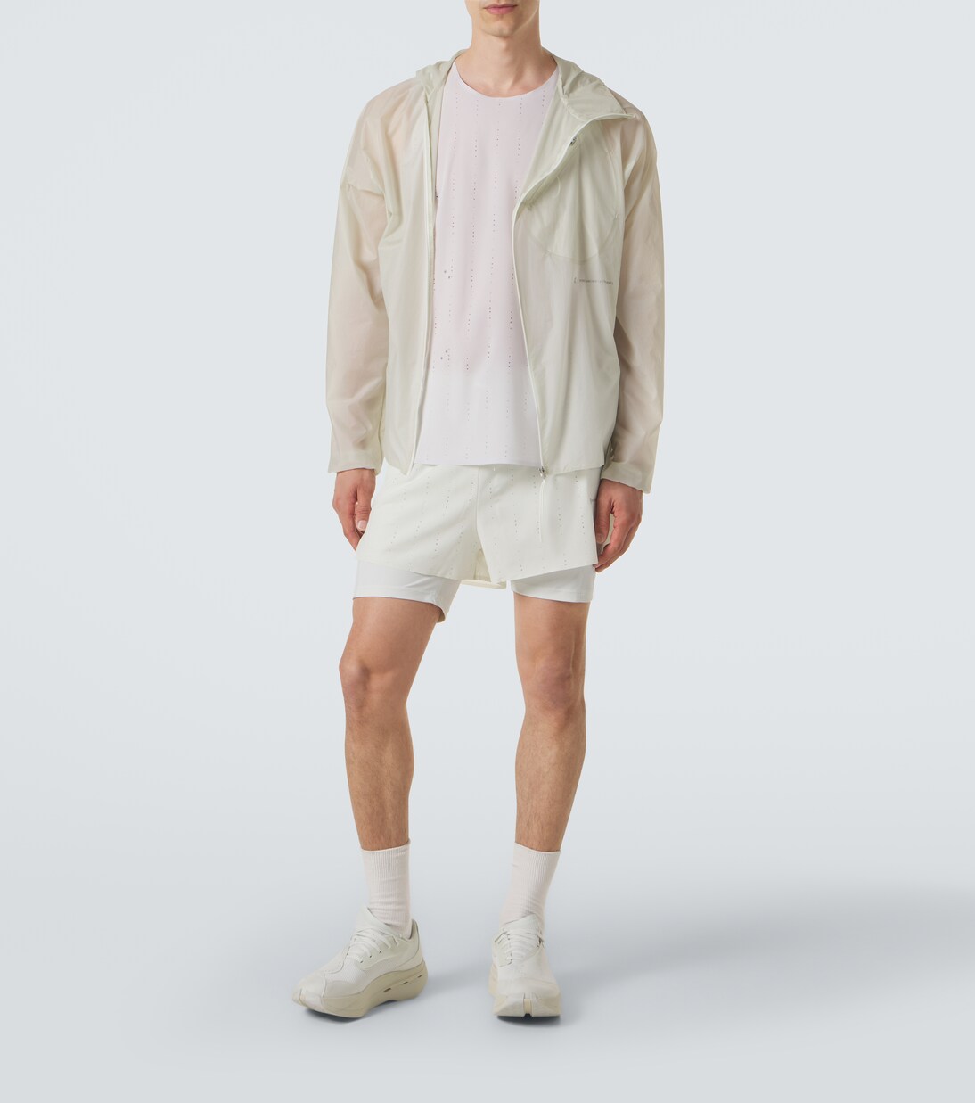 On - x PAF Zero perforated running shorts