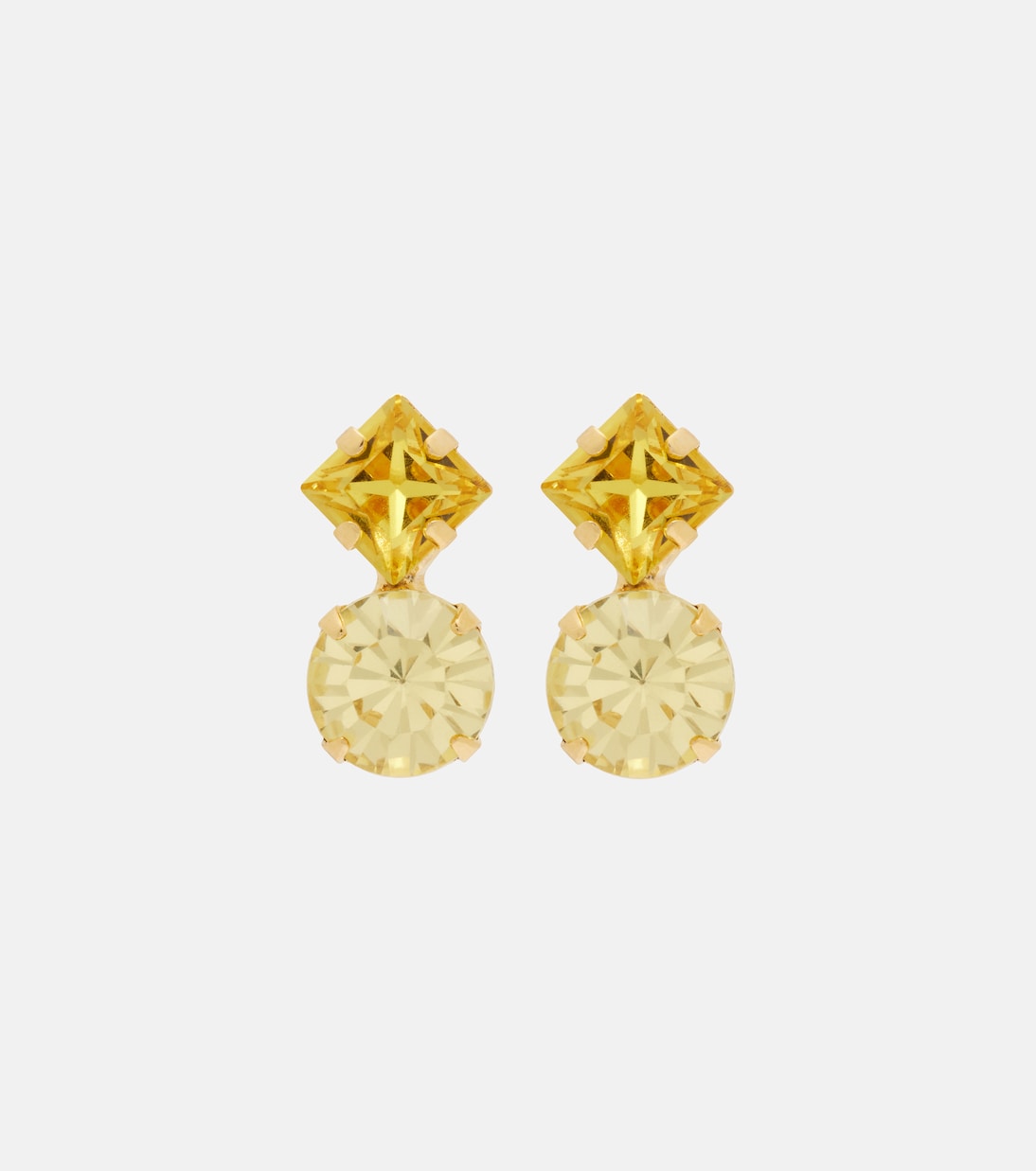 Jennifer Behr - Gaven embellished gold-plated earrings