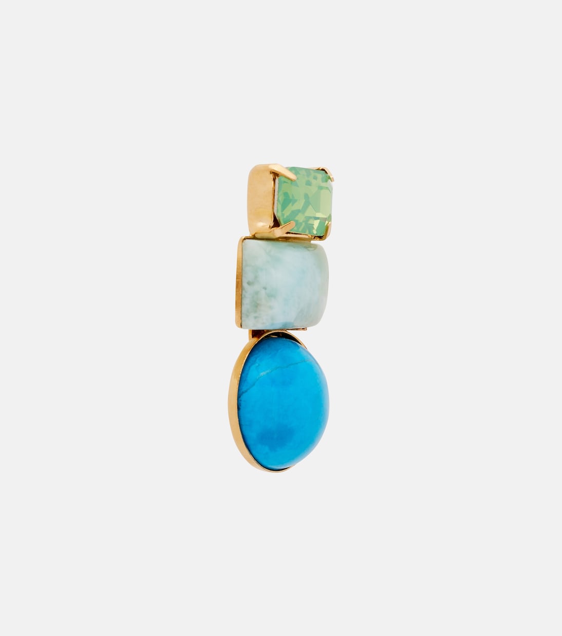 Jennifer Behr - Azurine crystal-embellished drop earrings