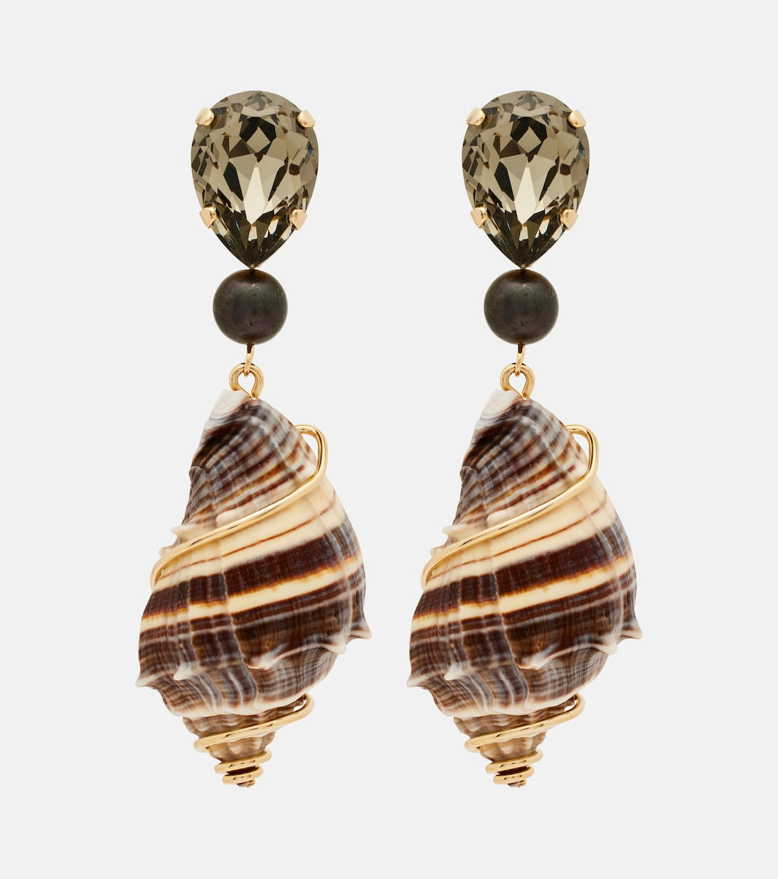 Jennifer Behr - Alon crystal-embellished earrings