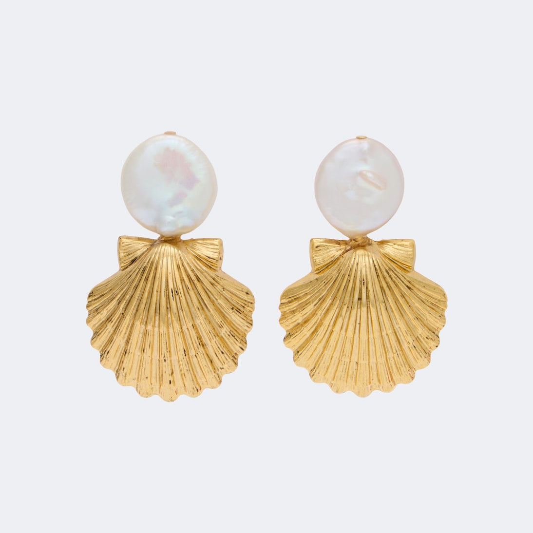 Jennifer Behr - Laguna faux pearl drop earrings