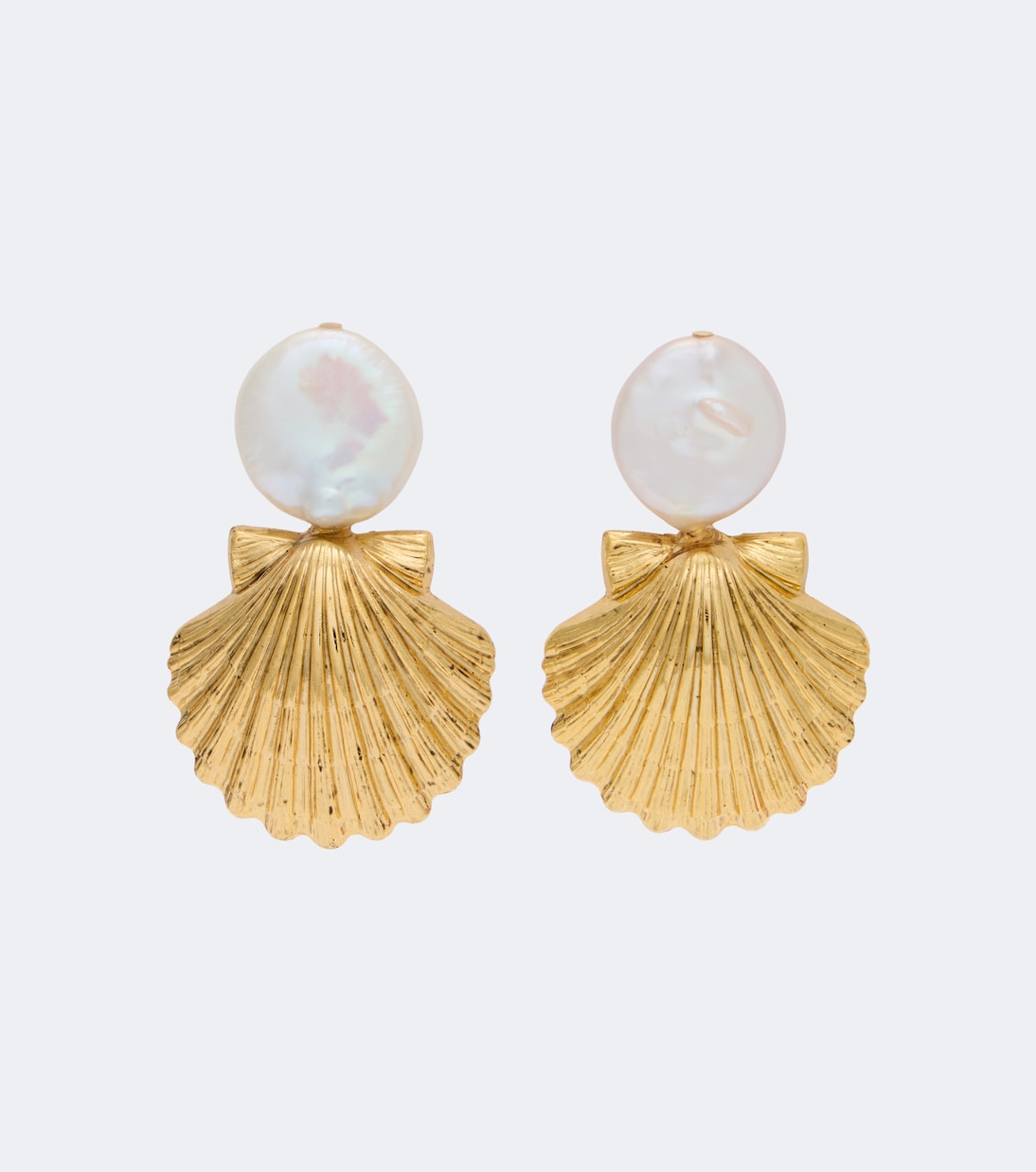 Jennifer Behr - Laguna faux pearl drop earrings
