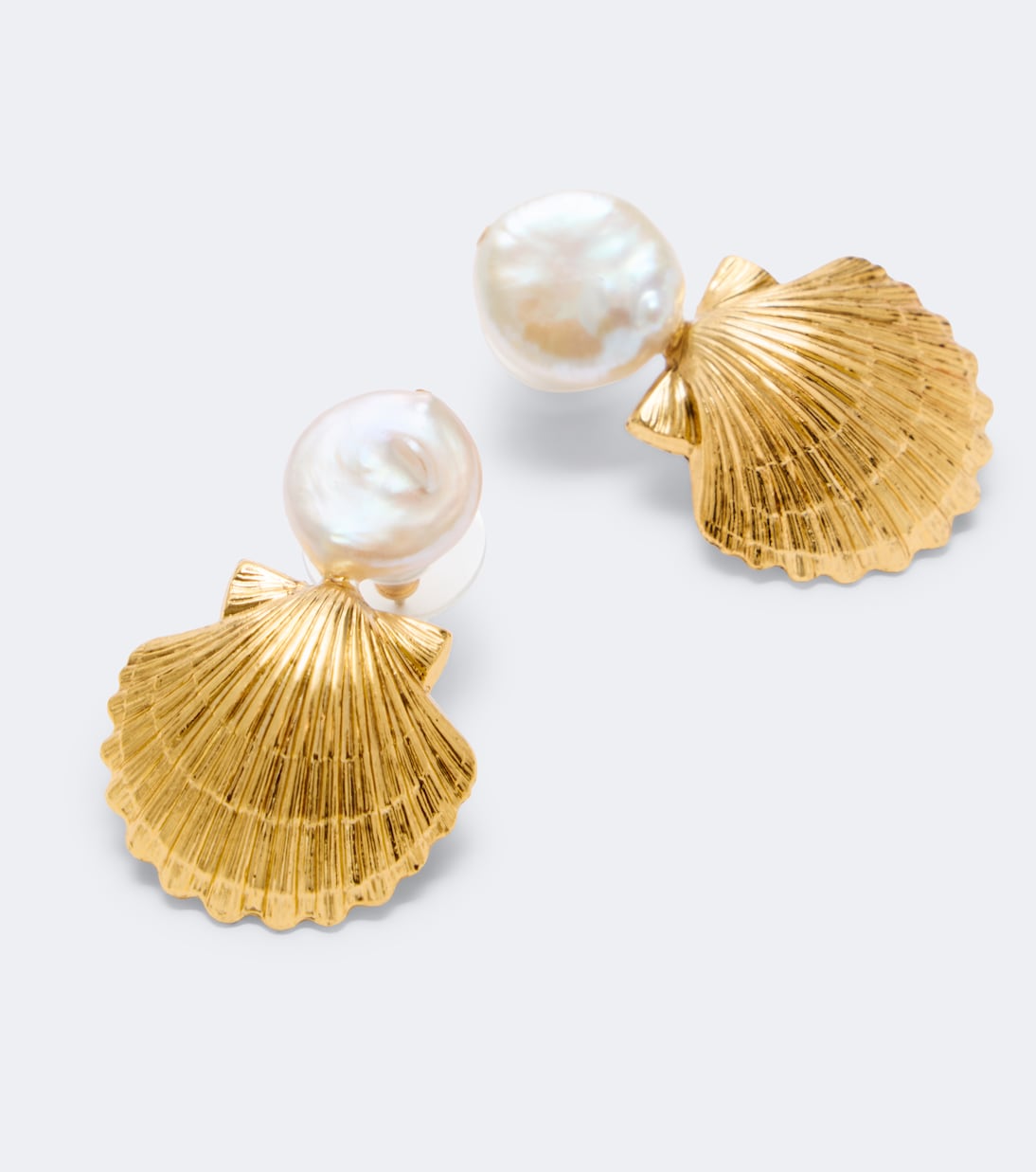 Jennifer Behr - Laguna faux pearl drop earrings