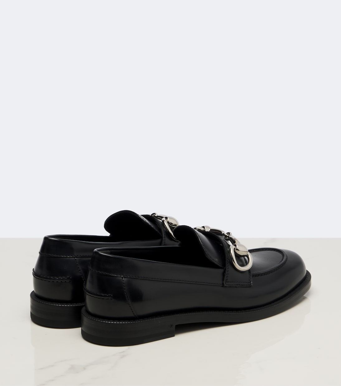 Gucci - Boulevard leather penny loafers