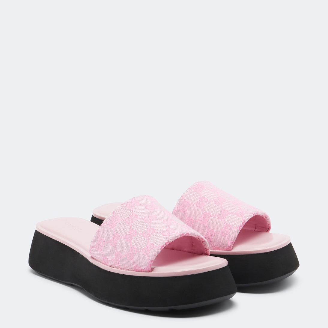 Gucci - GG canvas platform slides