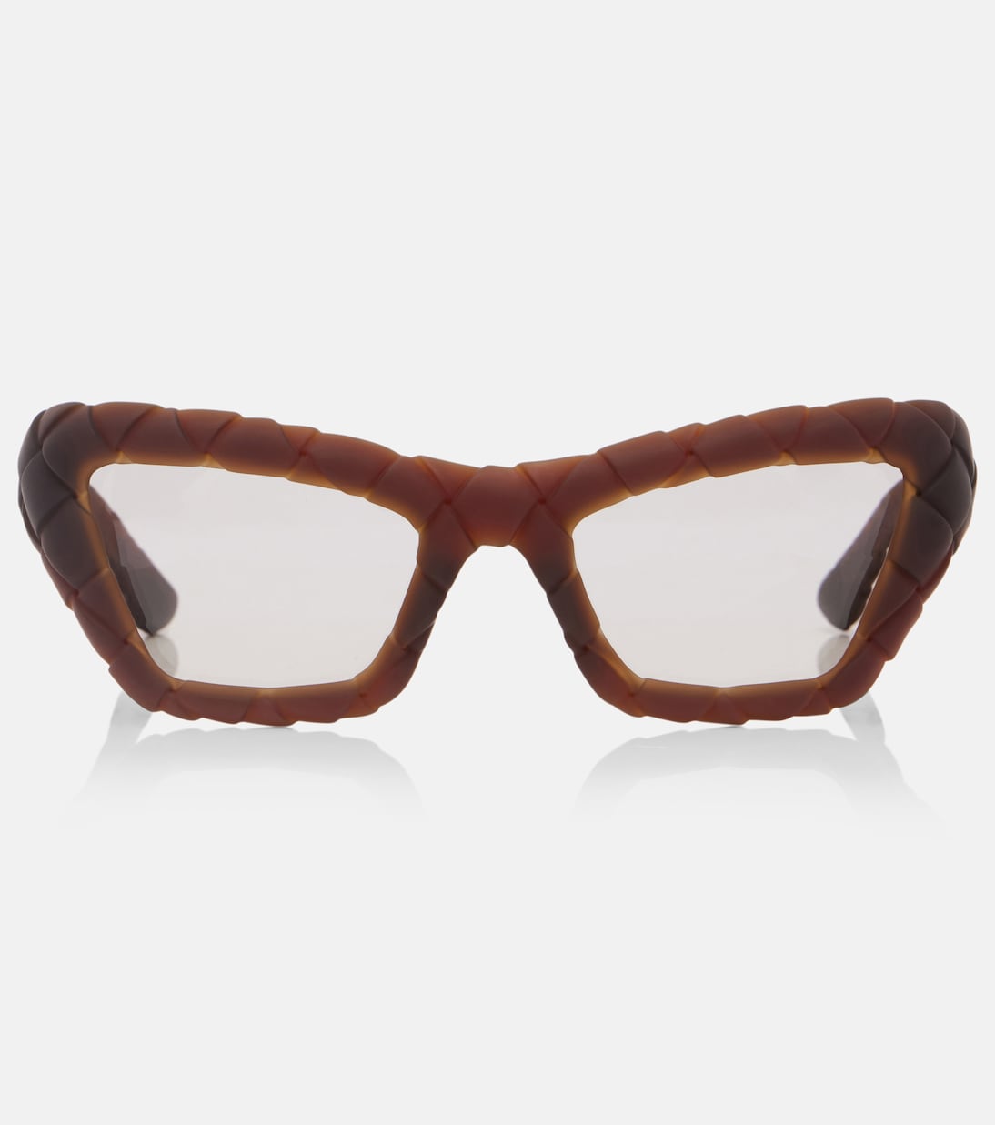 Bottega Veneta - Knot Intrecciato cat-eye sunglasses