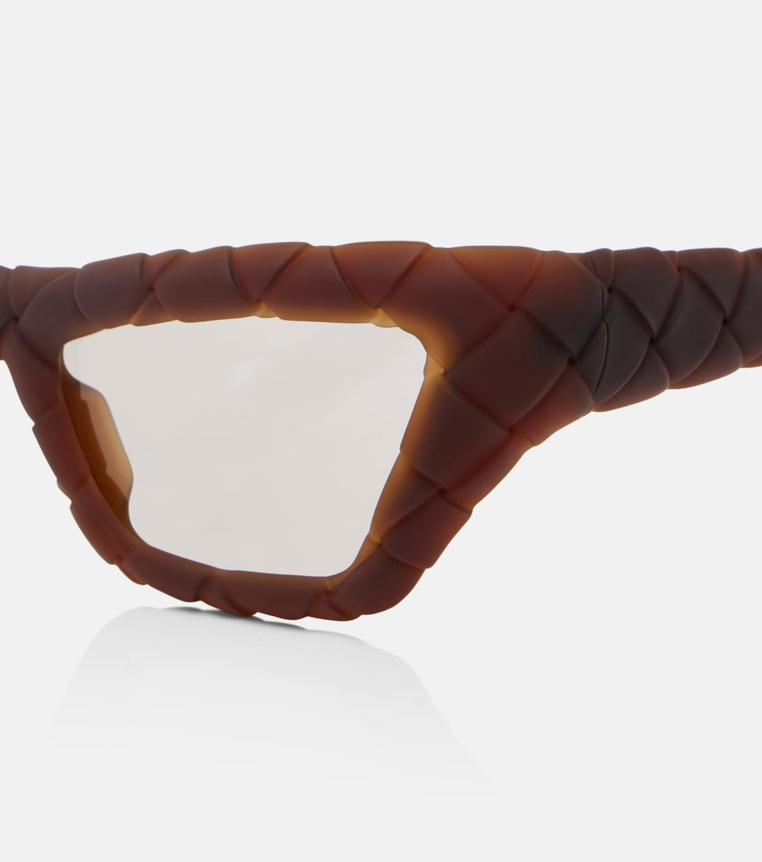 Bottega Veneta - Knot Intrecciato cat-eye sunglasses