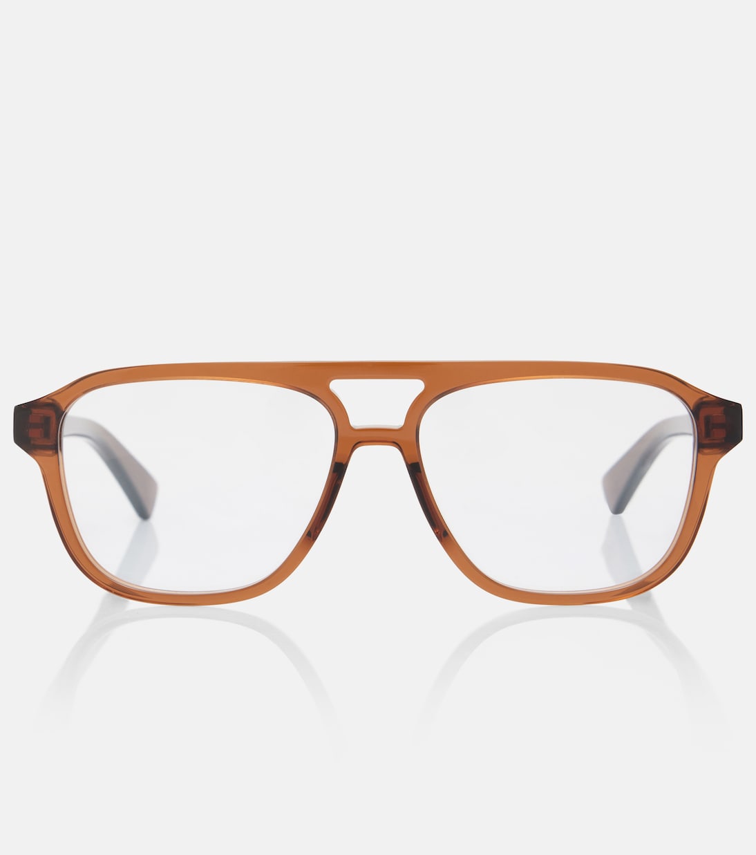 Bottega Veneta - Triangle Stud aviator glasses