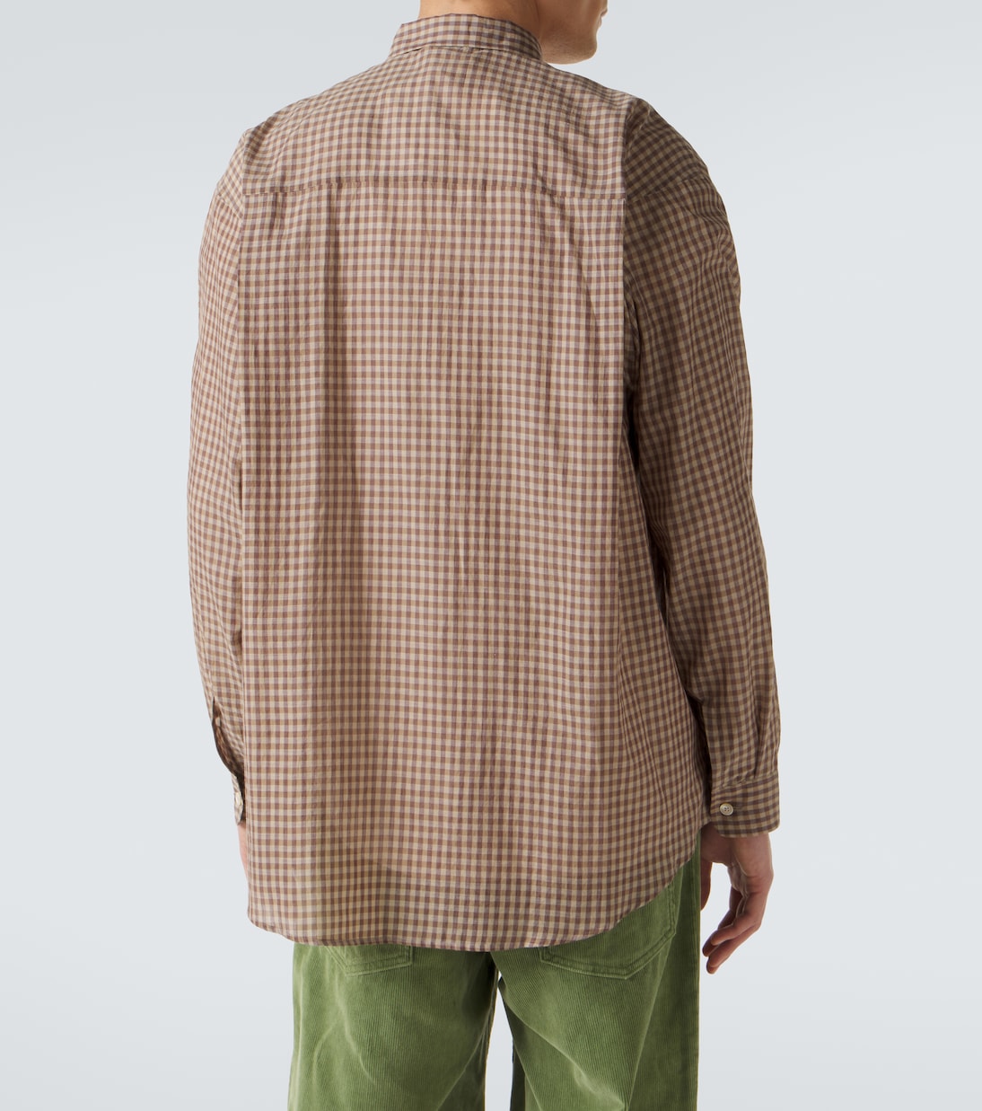 Auralee - Gingham cotton poplin shirt
