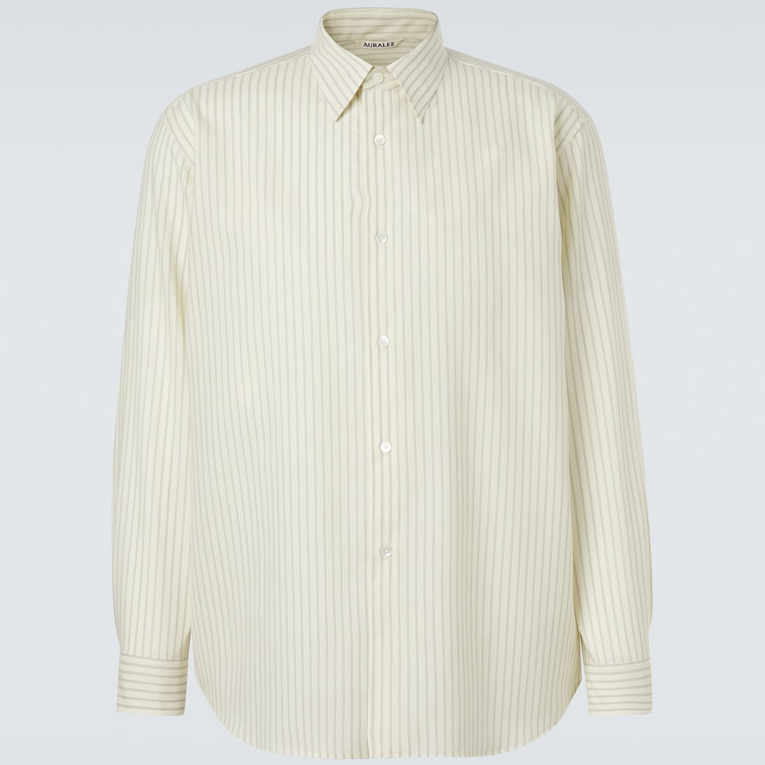 Auralee - Striped wool shirt