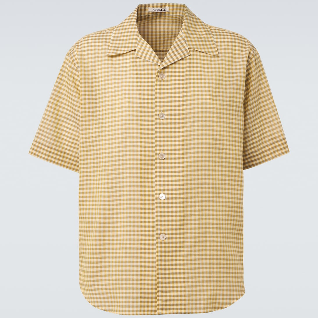 Auralee - Gingham cotton shirt