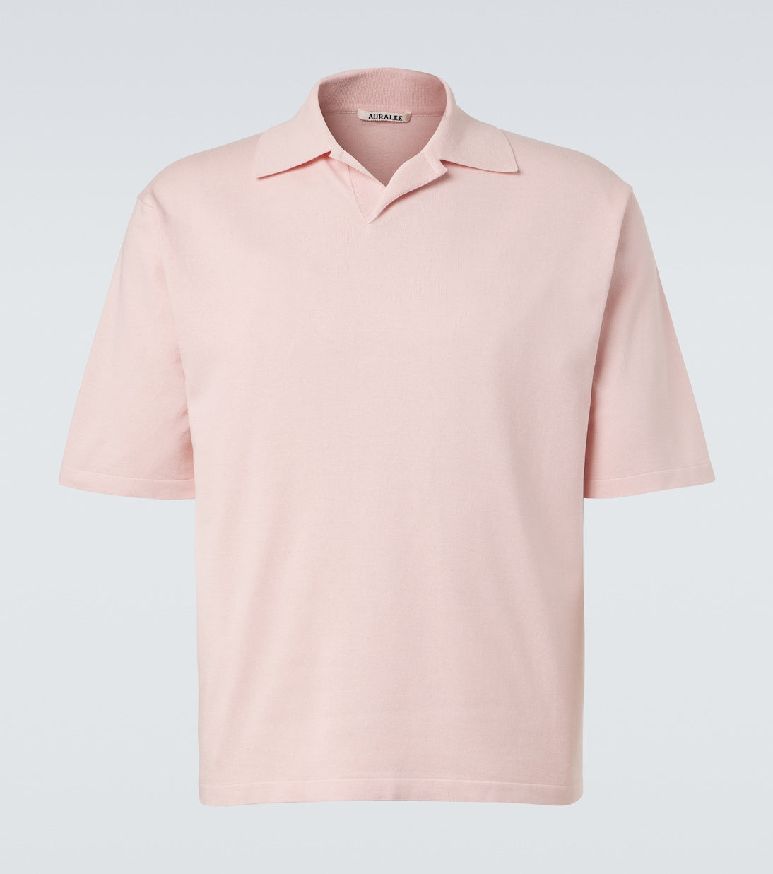 Auralee - Silk polo shirt