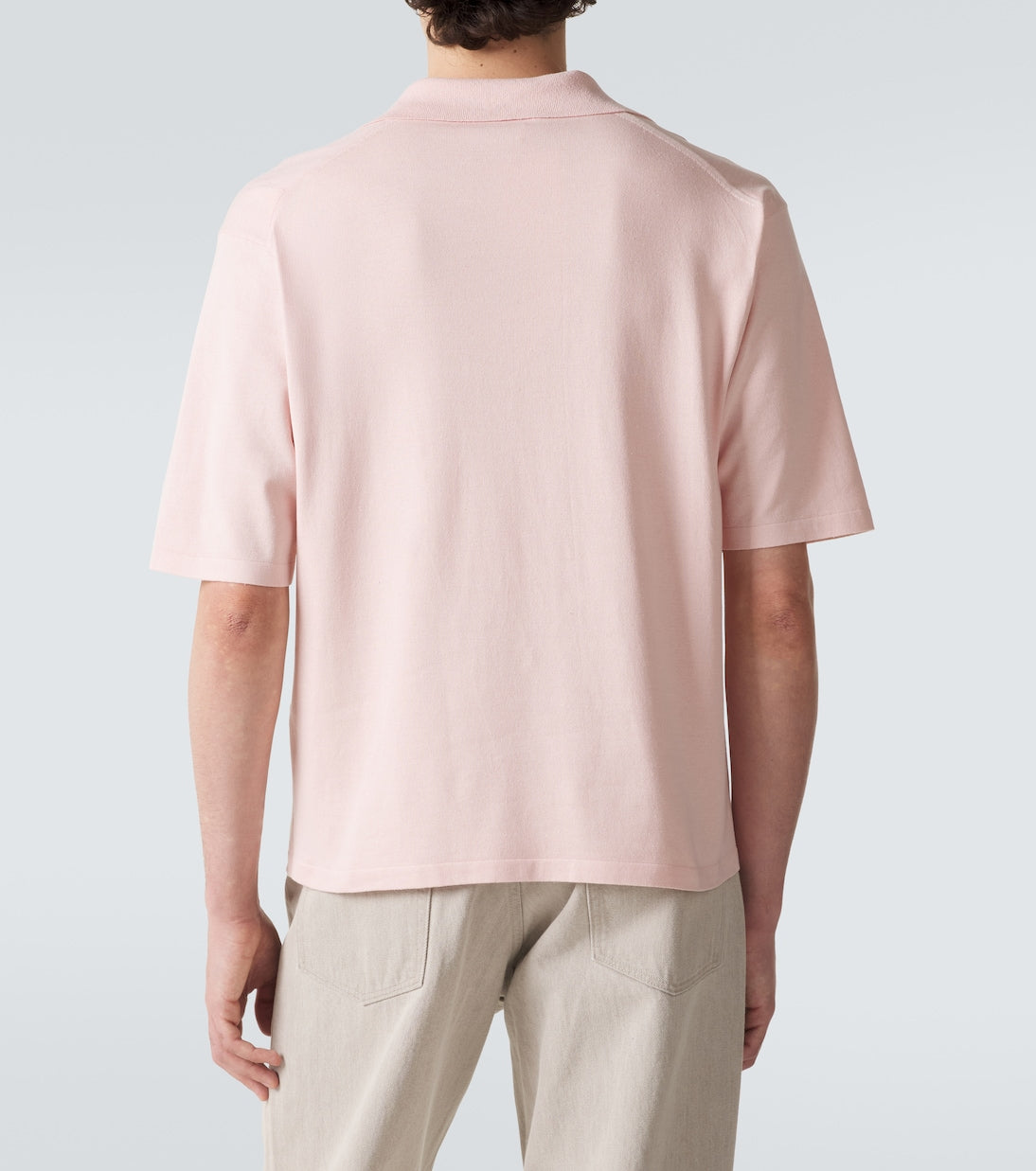 Auralee - Silk polo shirt