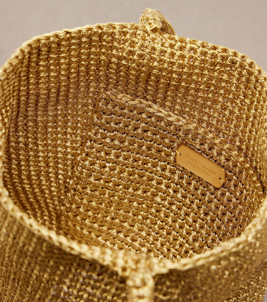 The Row - Cecily Small metallic-effect tote bag