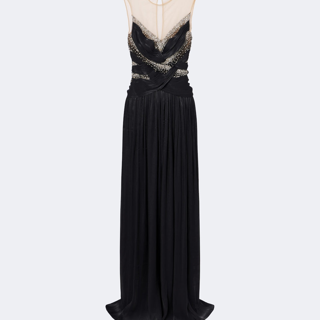 Costarellos - Branka embellished georgette gown