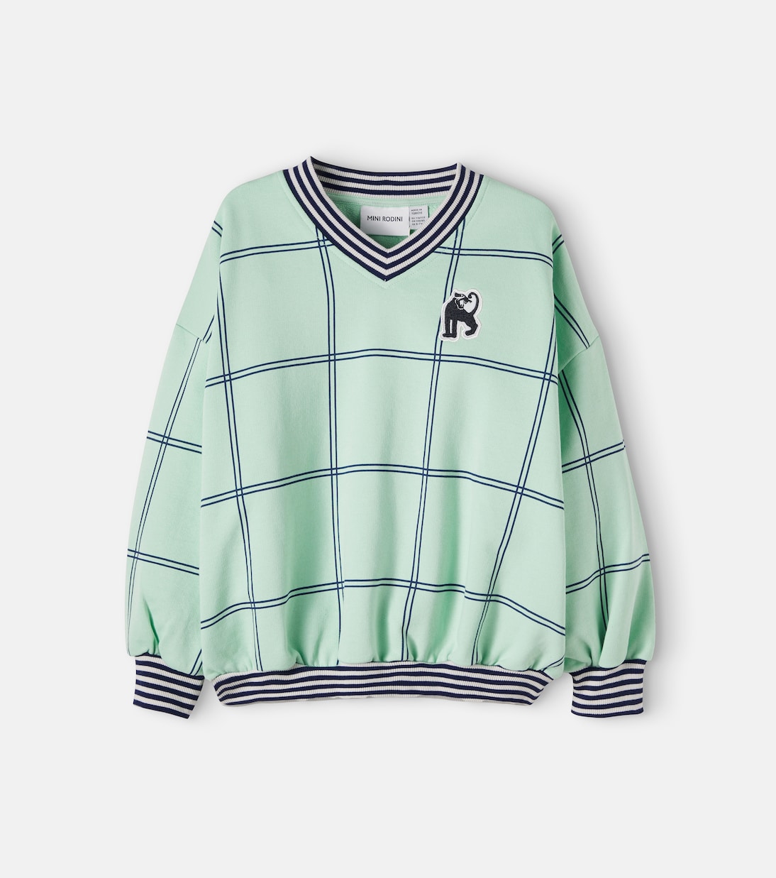 Mini Rodini - Panther cotton jersey sweatshirt