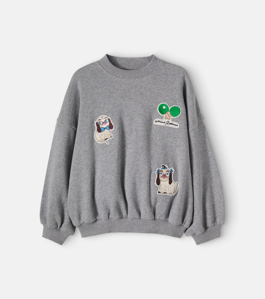 Mini Rodini - Minibabies patch-appliqué jersey sweatshirt