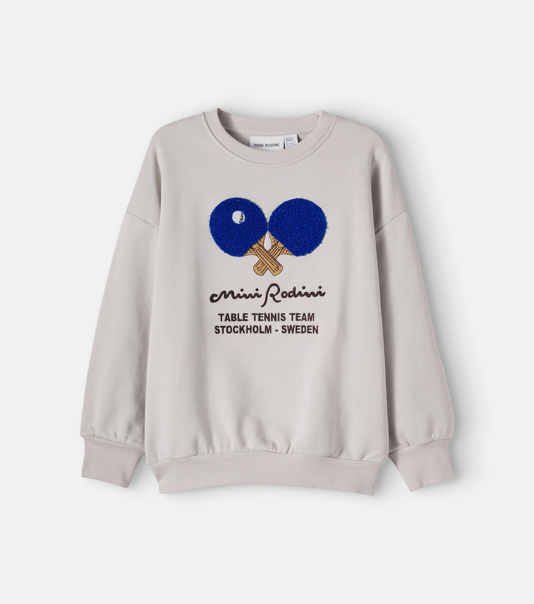 Mini Rodini - Embroidered cotton jersey sweatshirt
