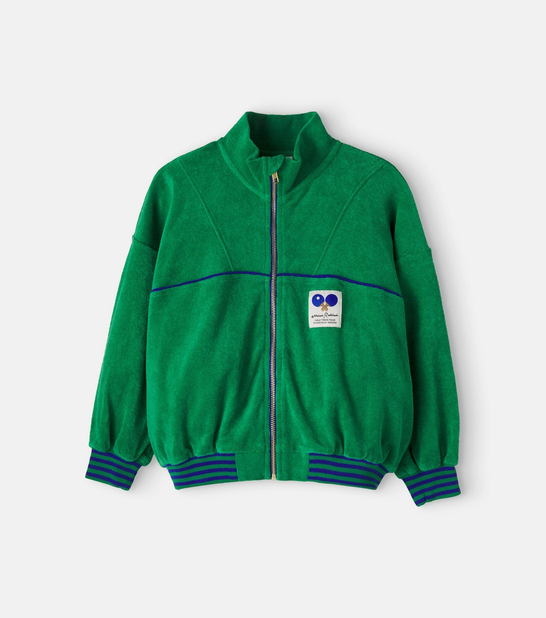 Mini Rodini - Patch-appliqué cotton terry cardigan