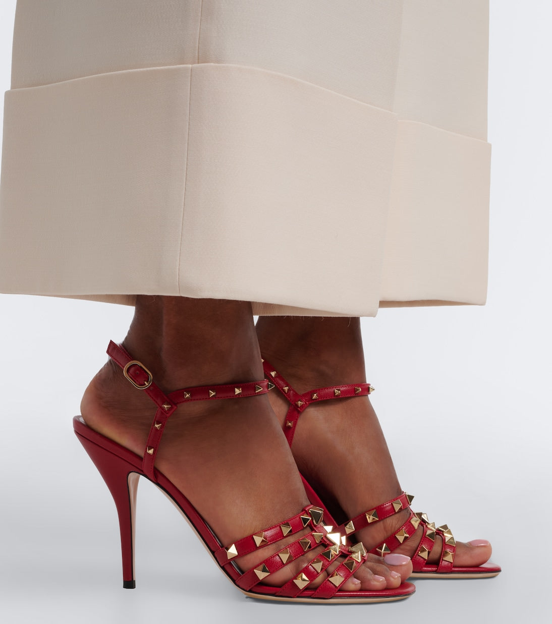 Valentino Garavani - Rockstud leather sandals