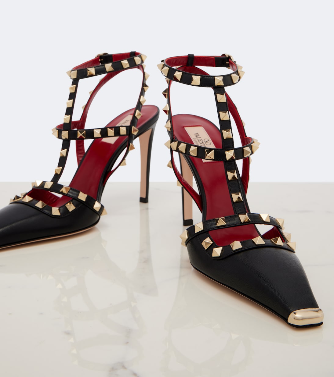 Valentino Garavani - Rockstud leather pumps