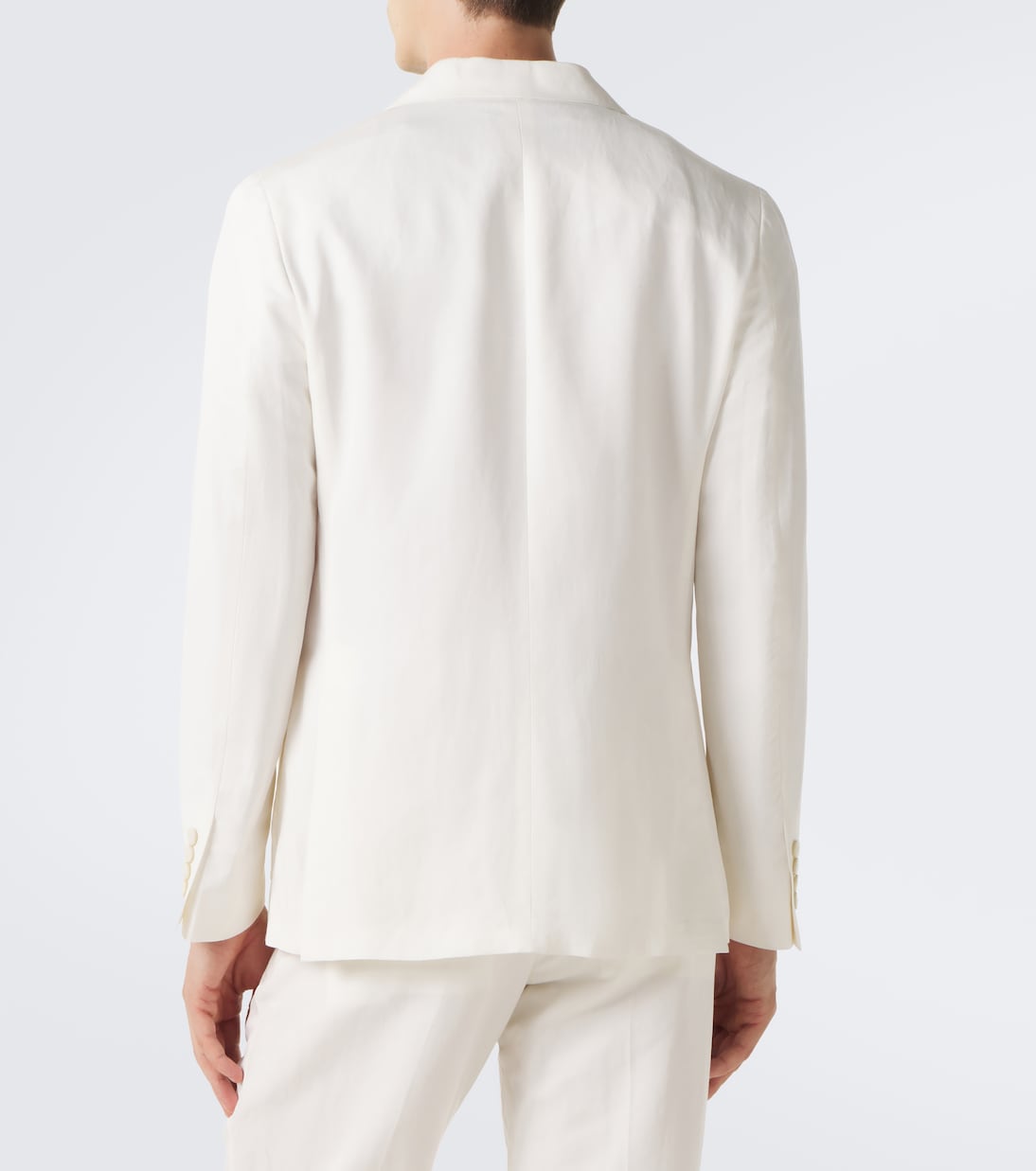 Canali - Kei linen and silk suit jacket
