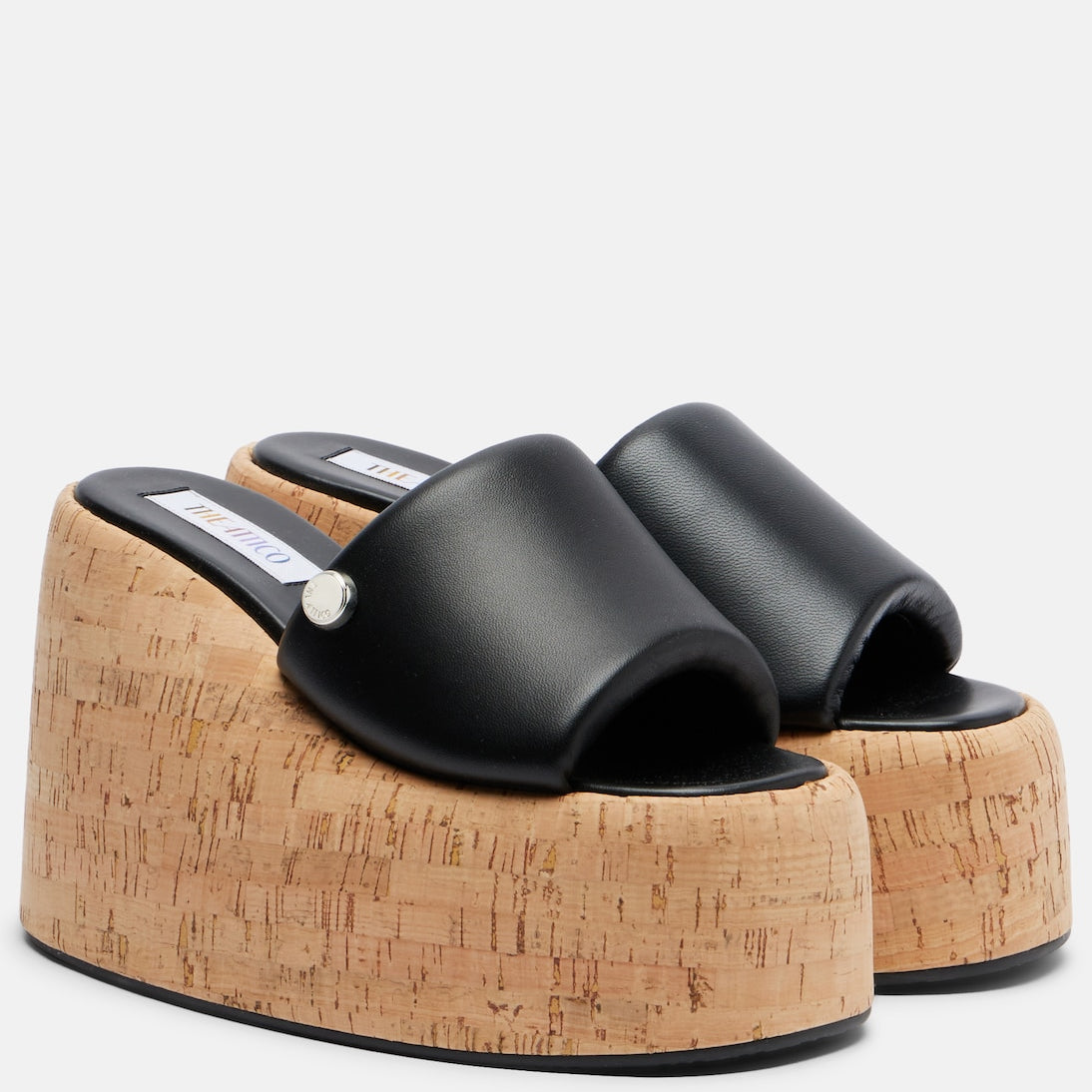 The Attico - Mochi leather platform slides