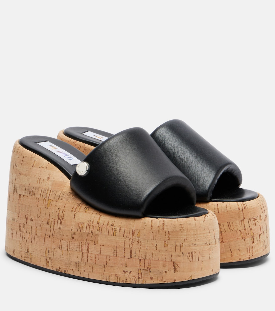 The Attico - Mochi leather platform slides