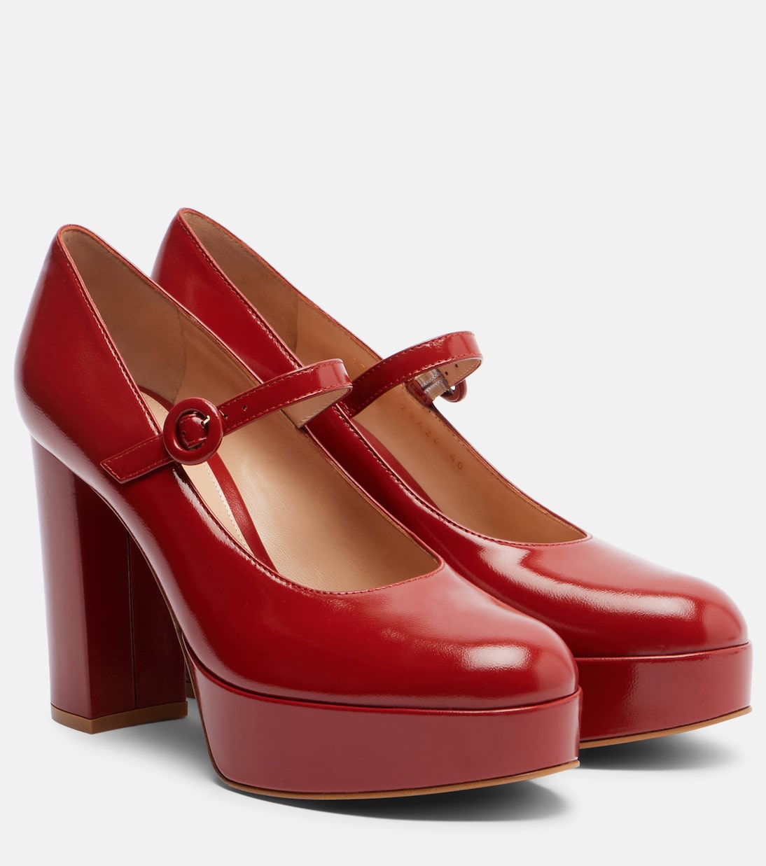 Gianvito Rossi - Patent leather Mary Jane pumps
