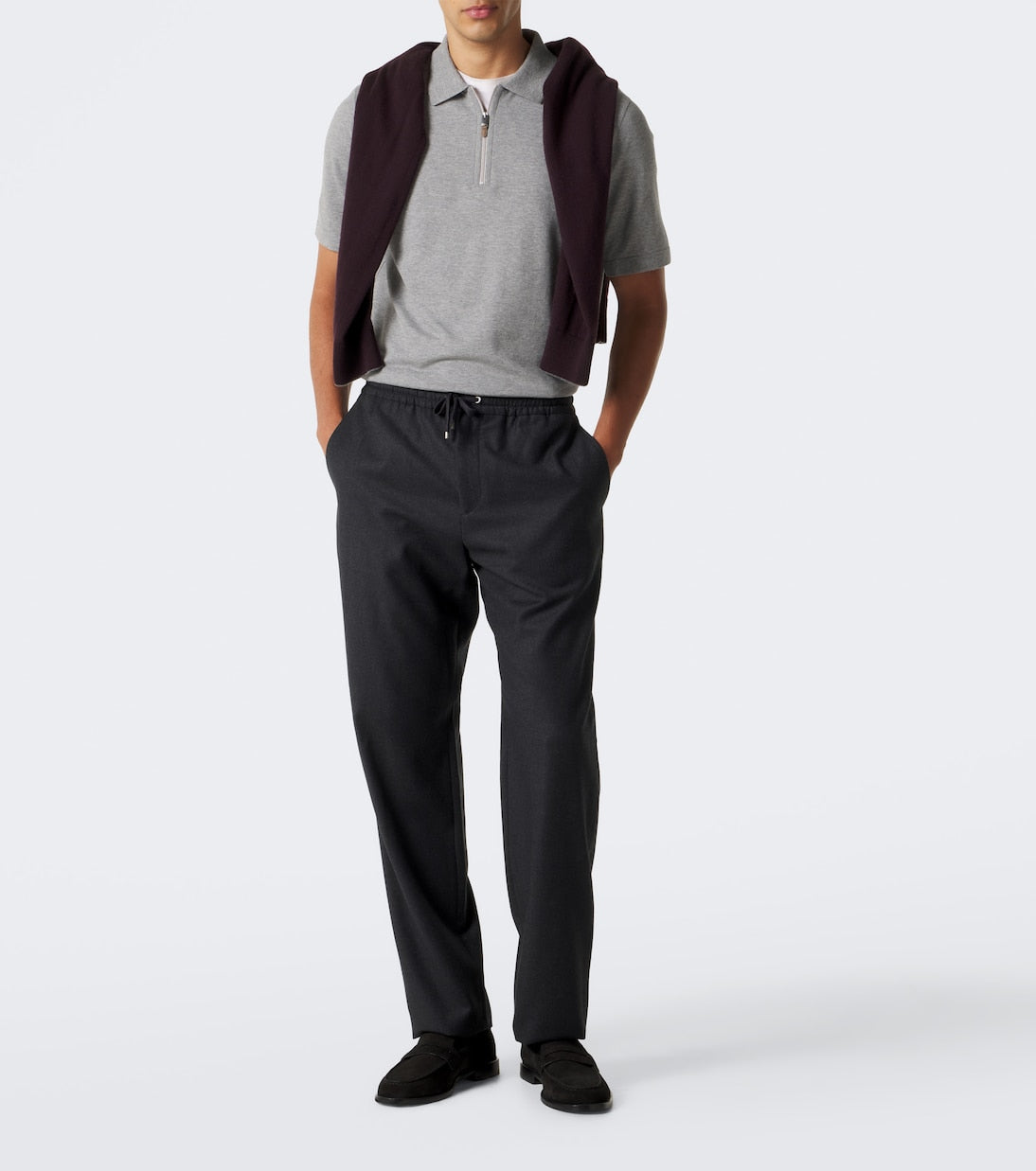 Canali - Cotton and cashmere polo sweater