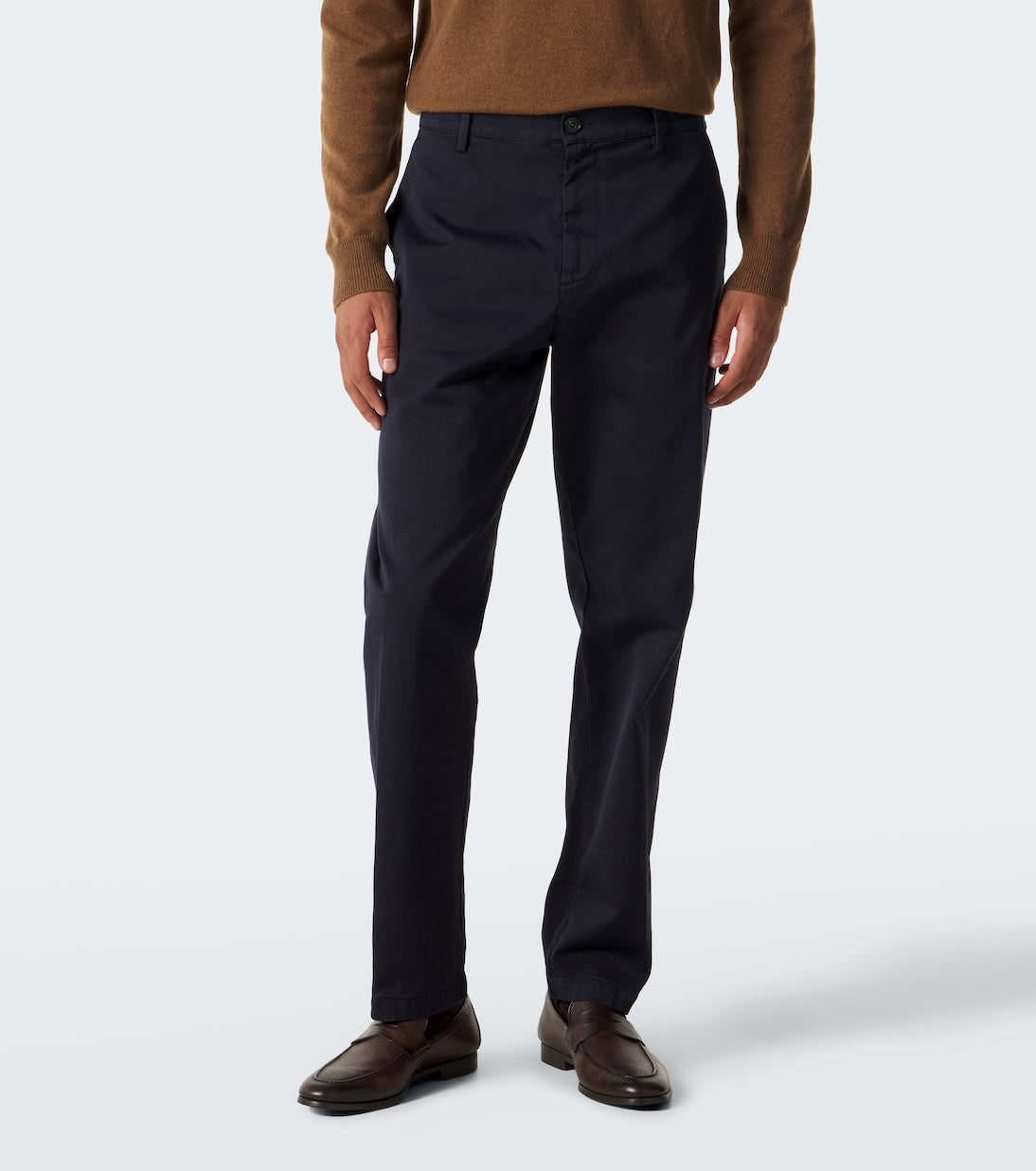 Canali - Cotton straight chinos