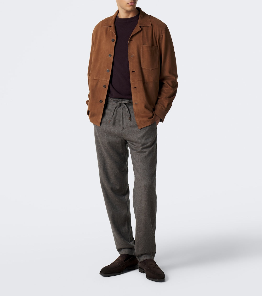 Canali - Wool straight pants