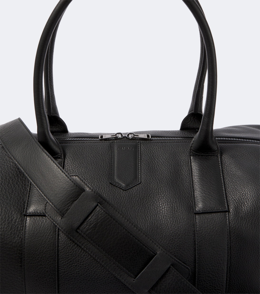 Canali - Leather duffel bag
