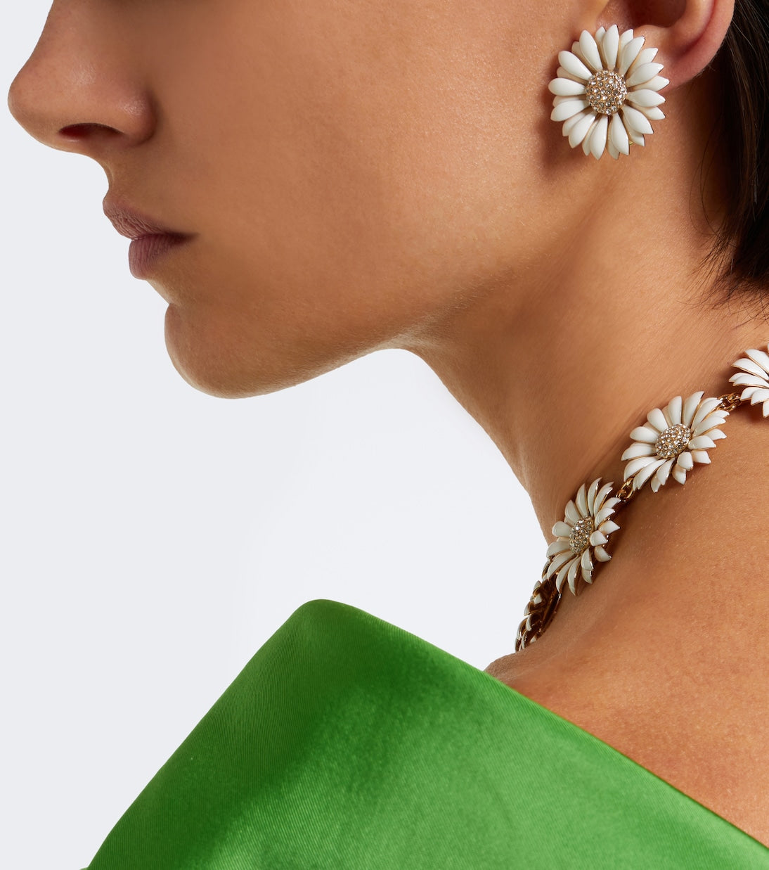 Carolina Herrera - Floral embellished earrings