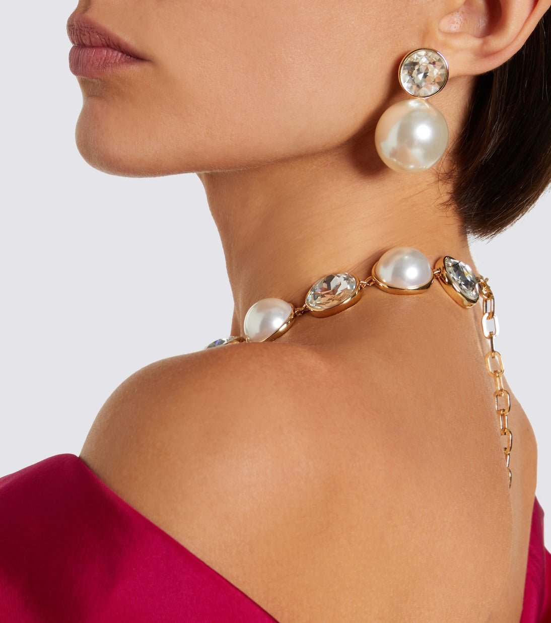 Carolina Herrera - Crystal-embellished earrings