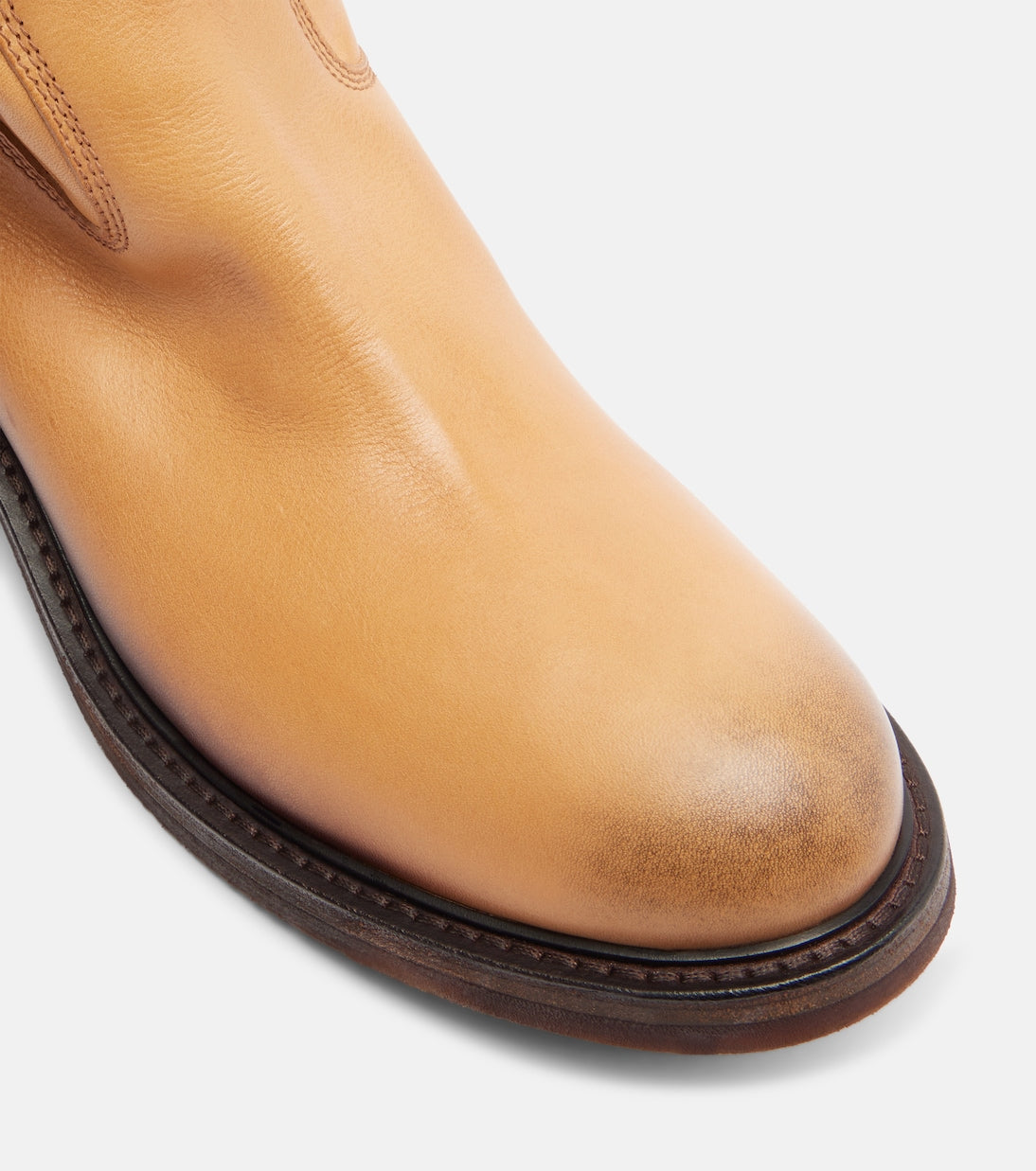 Miu Miu - Foule leather ankle boots