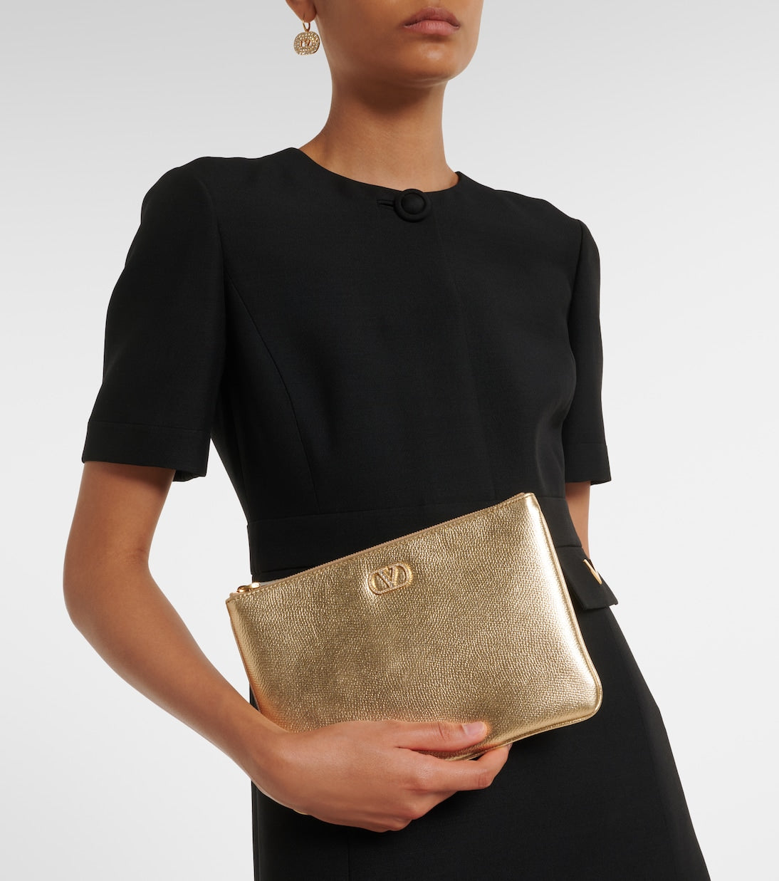 Valentino Garavani - VLogo Signature Small embellished pouch