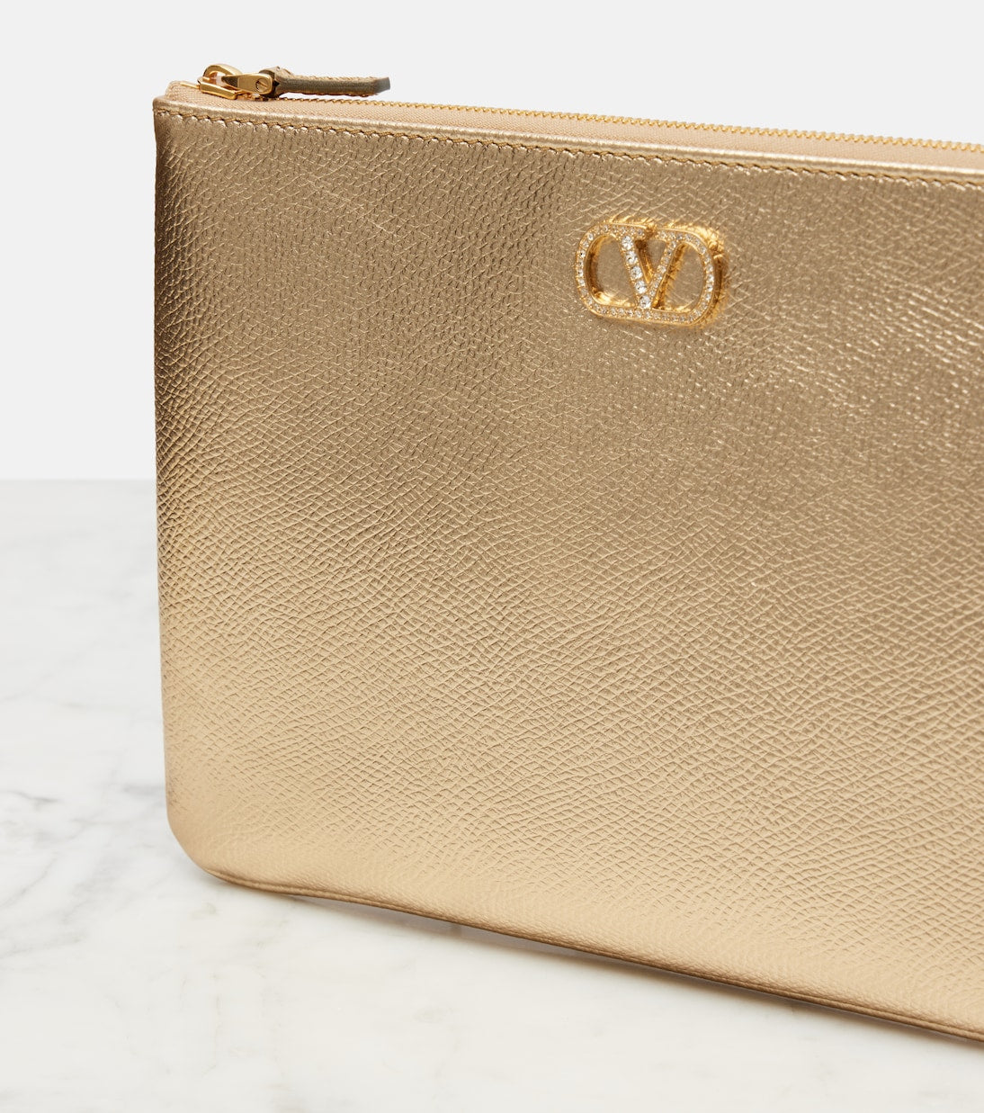Valentino Garavani - VLogo Signature Small embellished pouch