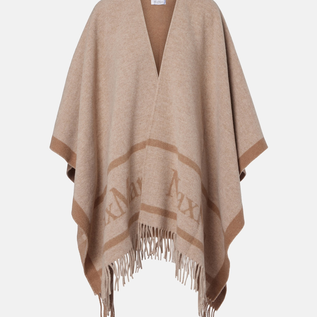 Max Mara - Fringed wool scarf